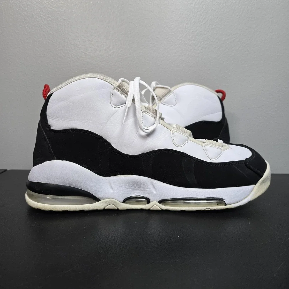 Nike Shoes Mens 12 White Black Air Max Uptempo 95 Bulls Basketball CK0892-101